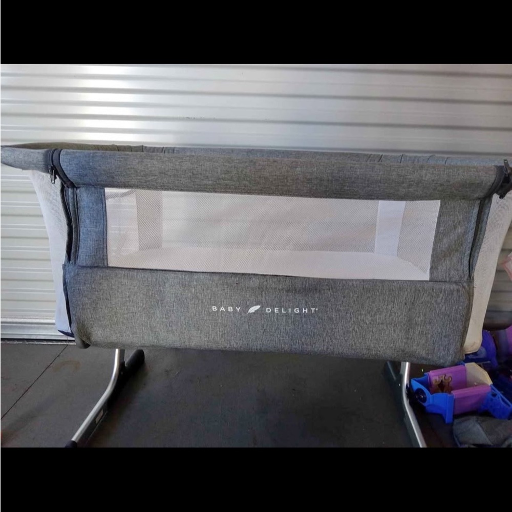 Baby Essentials Gray Bassinet